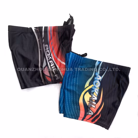 Mens Boys Swimwear Swim Trunks Surf Shorts Printing Swimsuit Nylon Spandex